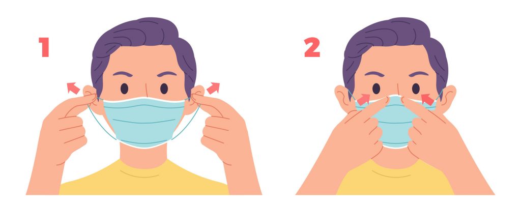 Как правильно носить маску